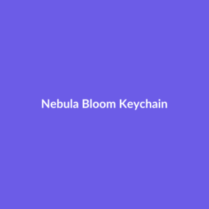 Nebula Bloom Keychain