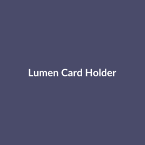 Lumen Card Holder