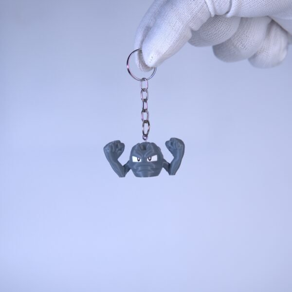 Geodude Keychain