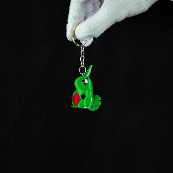 POKE--7 Larvitar Keychain