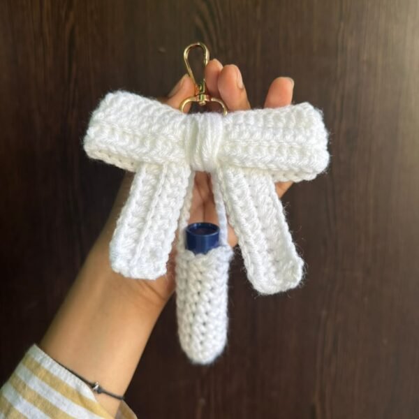 Bow & Lip Balm Keychain