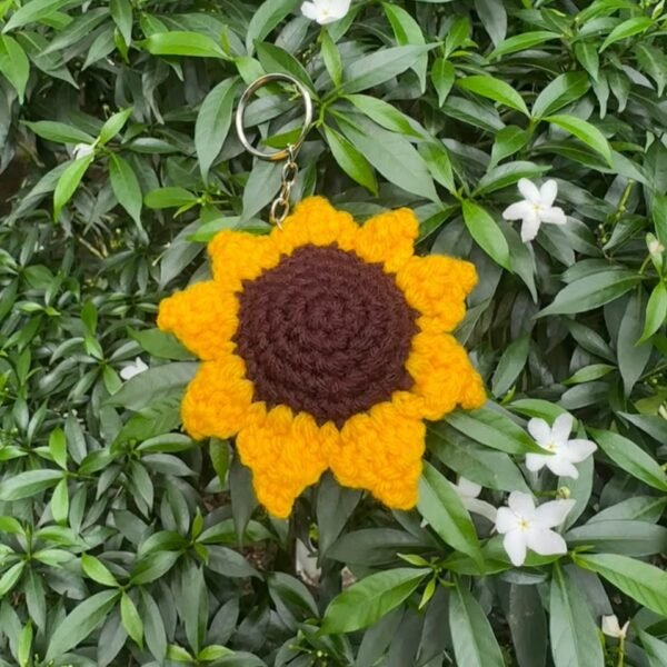 Sunflower Keychain